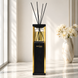 Reed diffuser with 'MATILDA' branding on a light background